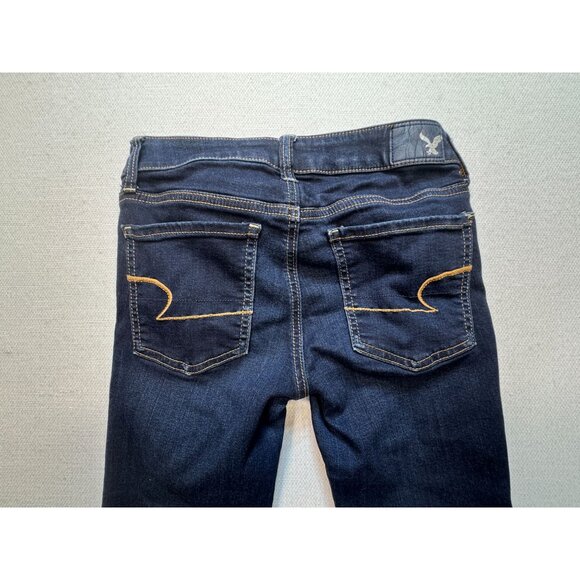 American Eagle Outfitters Women's Jegging Jeans Super Stretch Denim Size 2 Blue - Picture 8 of 10